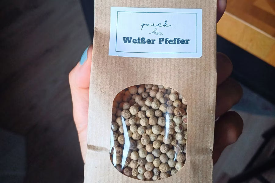 Pfeffer weiß ganz (Pfefferkörner)